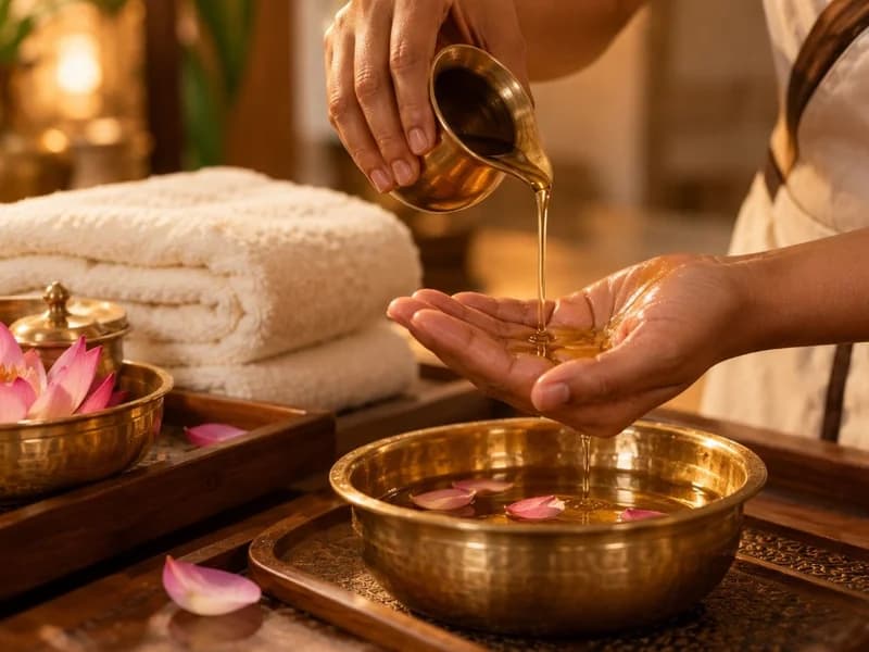 Calming relaxation massage designed to release stress and quiet the senses